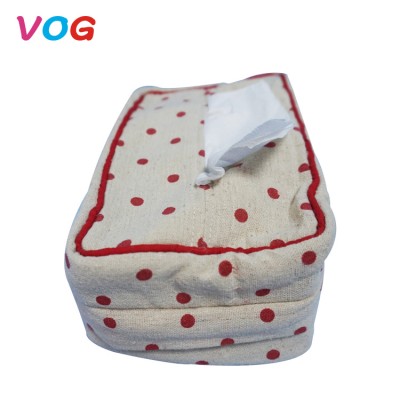 Home decorative product soft plush fabric decorative home tissue box covers