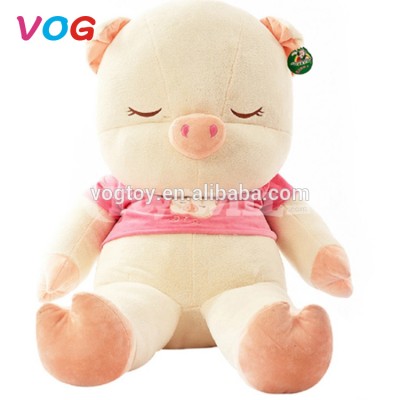 VOG manufacturer factory promotion pig teddy bear lion customized children pig plush dog