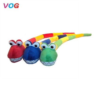 Cheap custom halloween colorful soft plush snakes toys stuffed animal plush toy for children